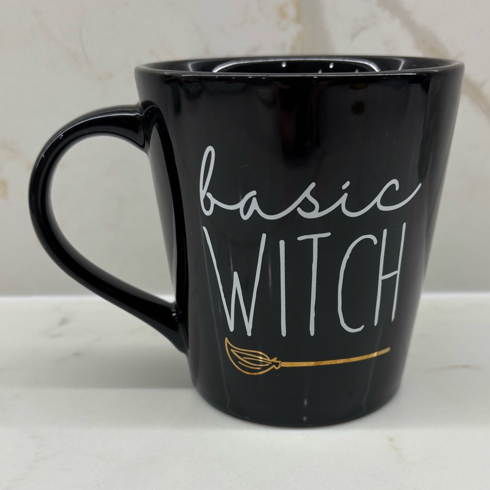 New Black Indigo ‘Basic Witch' Mug Halloween